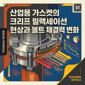 ai thumbnail poster 산업용 가스켓의 크리프 릴랙세이션 현상과 볼트 체결력 변화 1789615297